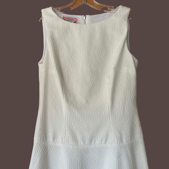 Phoebe Couture Ivory Drop Waist Dress Size 6 Flapper Inspired Gatsby - Picture 2 of 7